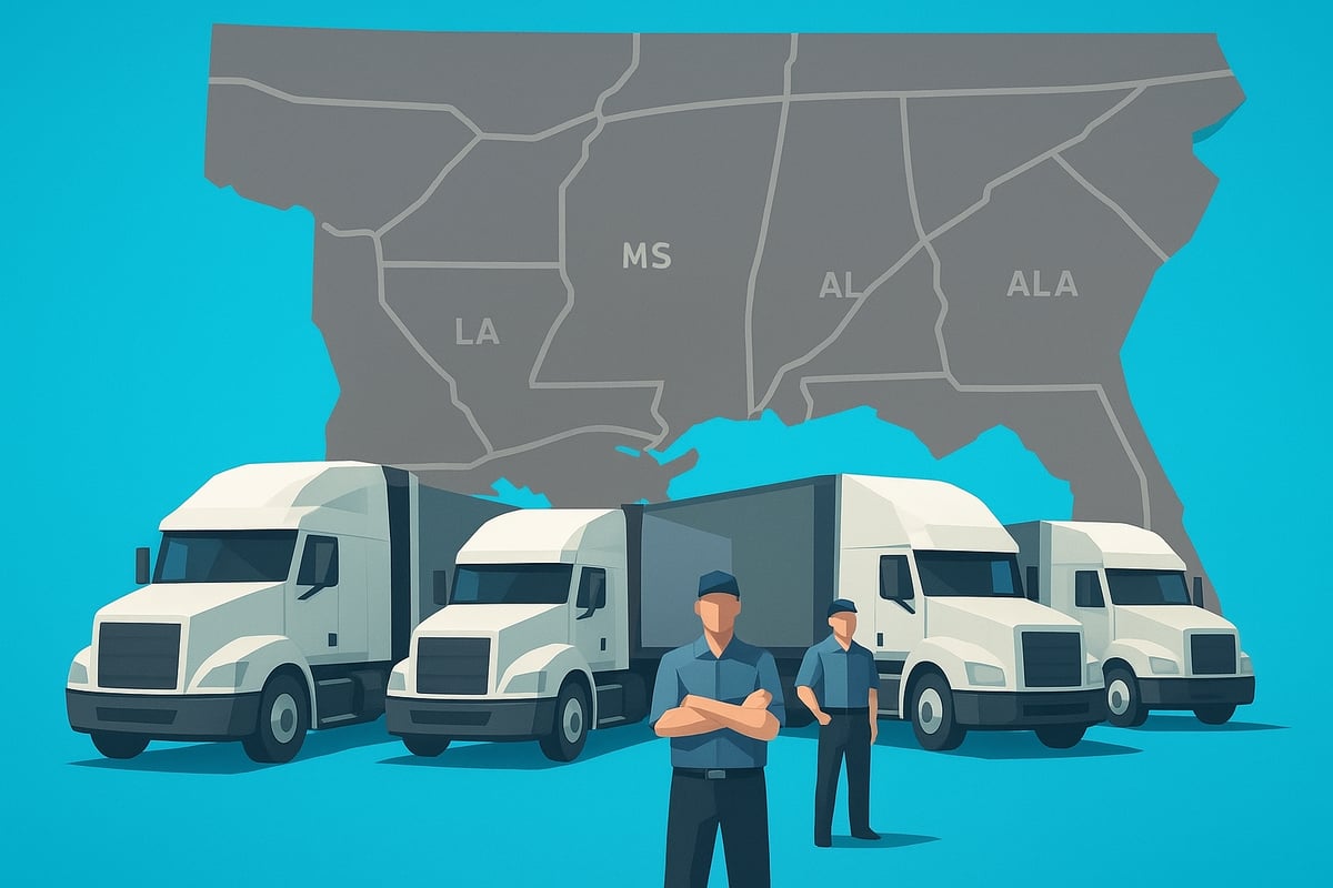 Regional Expertise: Gulf South CDL Staffing Capabilities