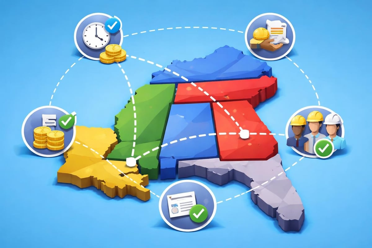 Regional staffing advantages