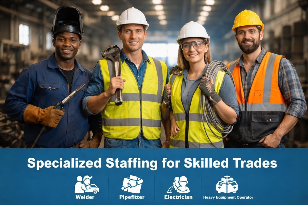 Industrial staffing expertise