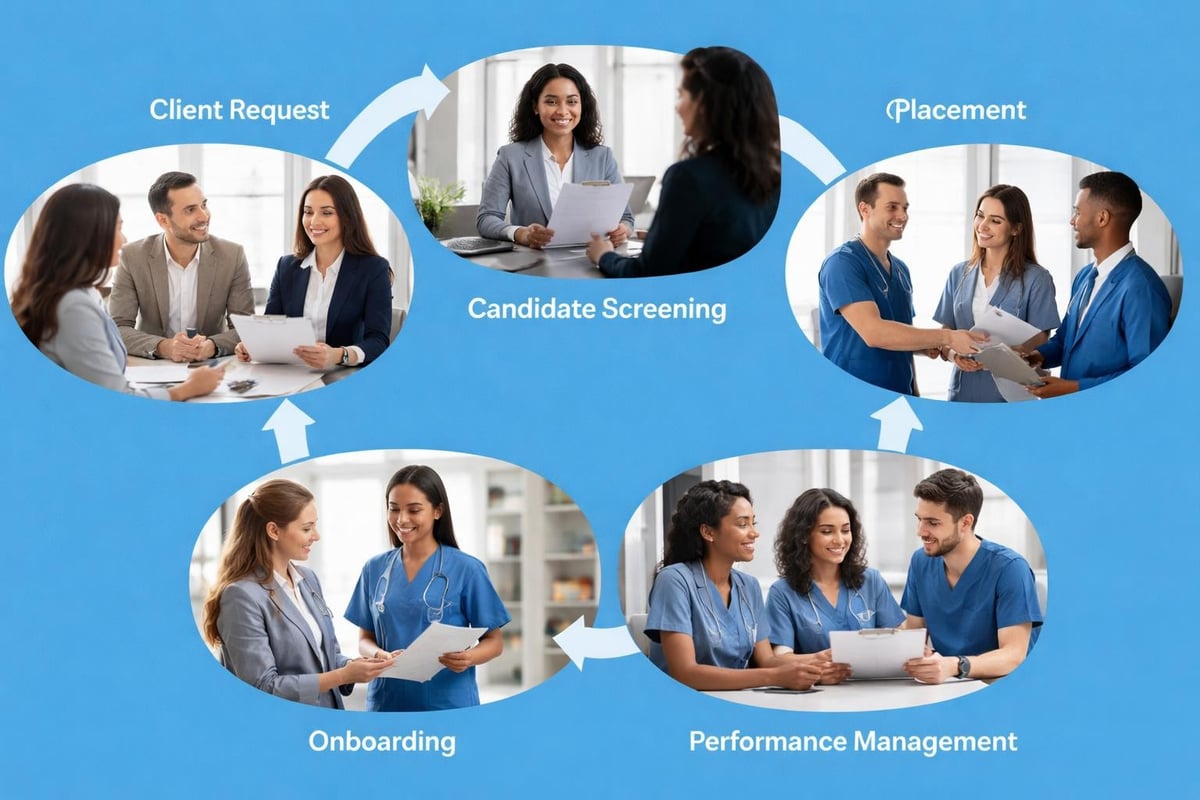 Allied temp agency operational workflow
