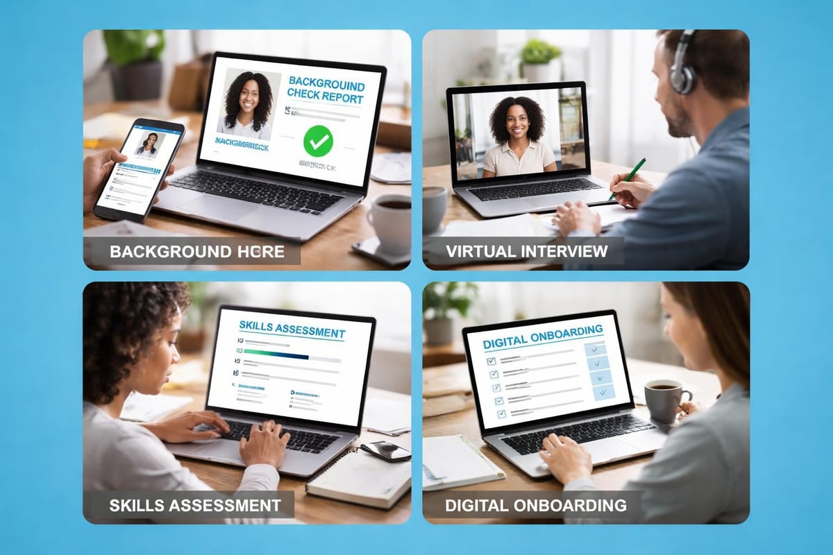 Remote staffing verification process