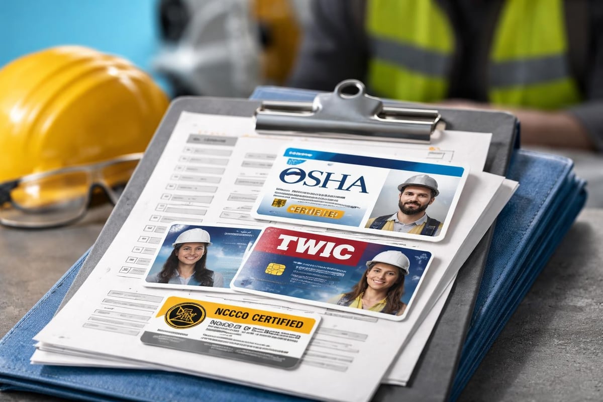 Safety certification verification process
