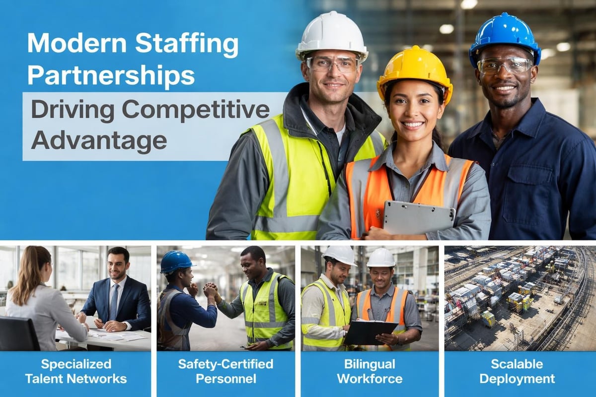 Hiring staffing strategic partnership model