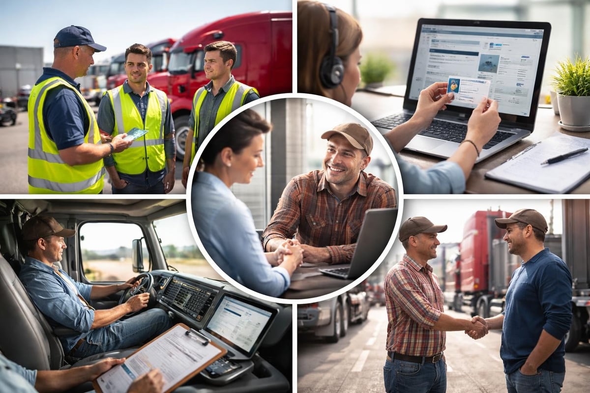 Truck driver recruiting process
