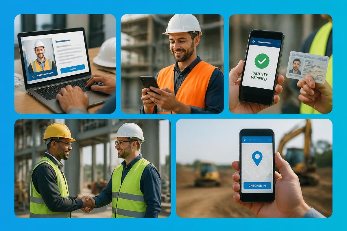 Mobile staffing technology workflow
