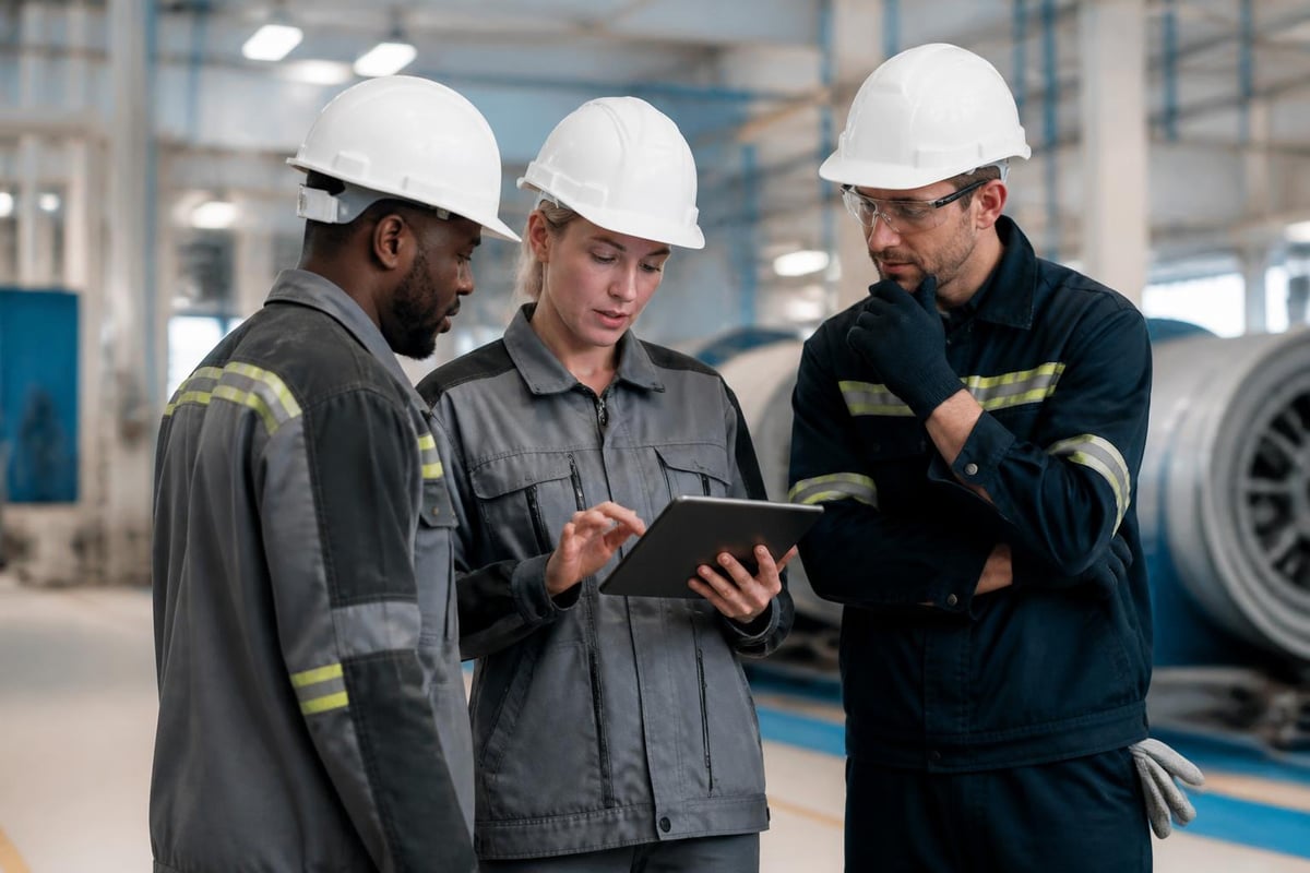 Staffing places matching industrial workers