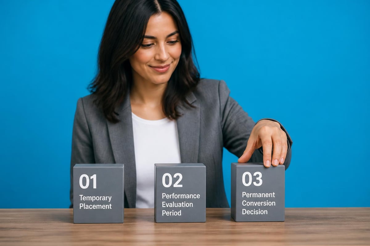 Temp to hire evaluation process
