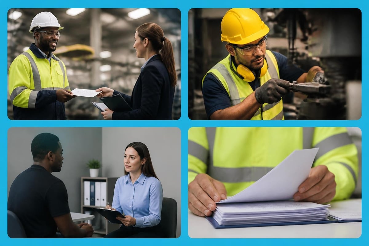 Specialized staffing agency process