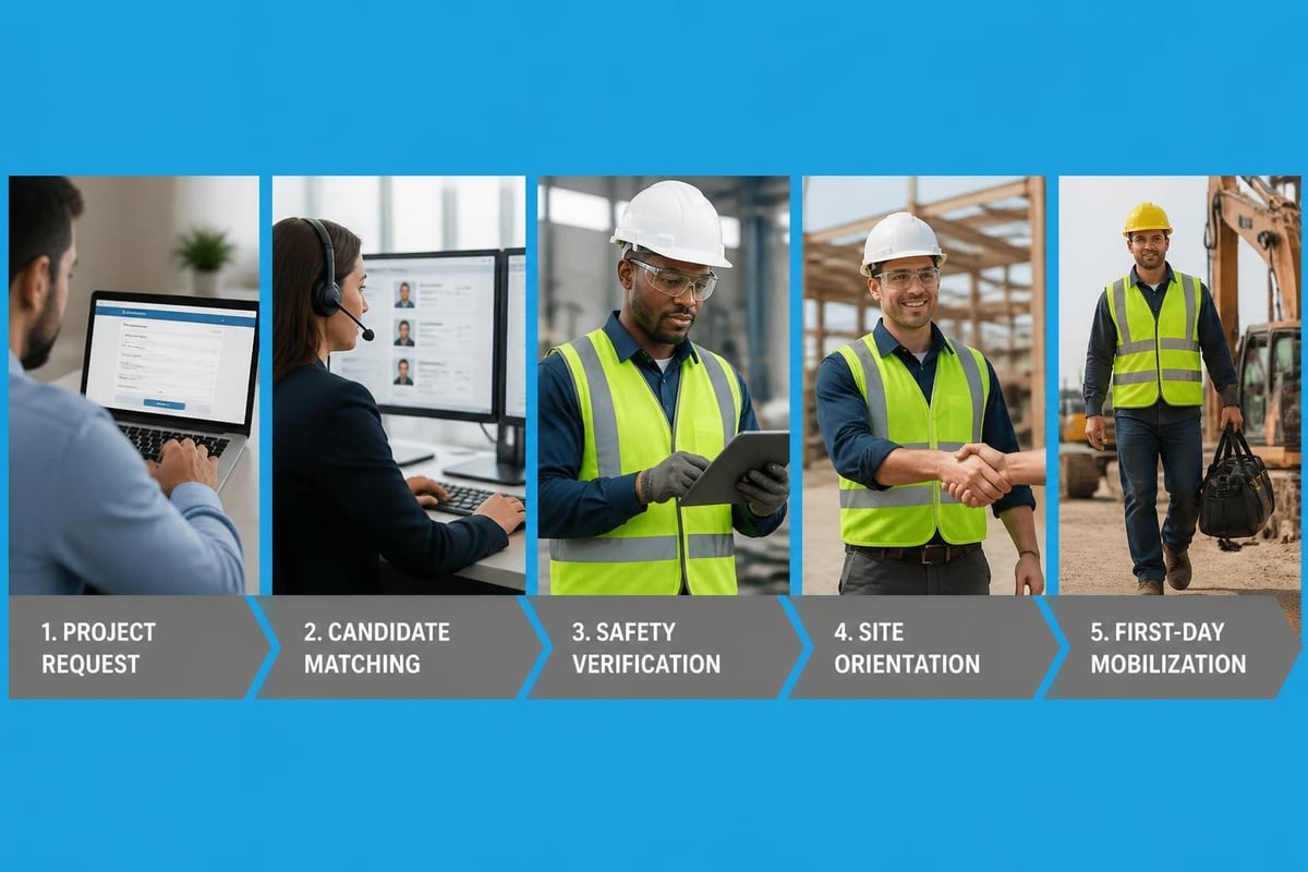Workforce deployment timeline