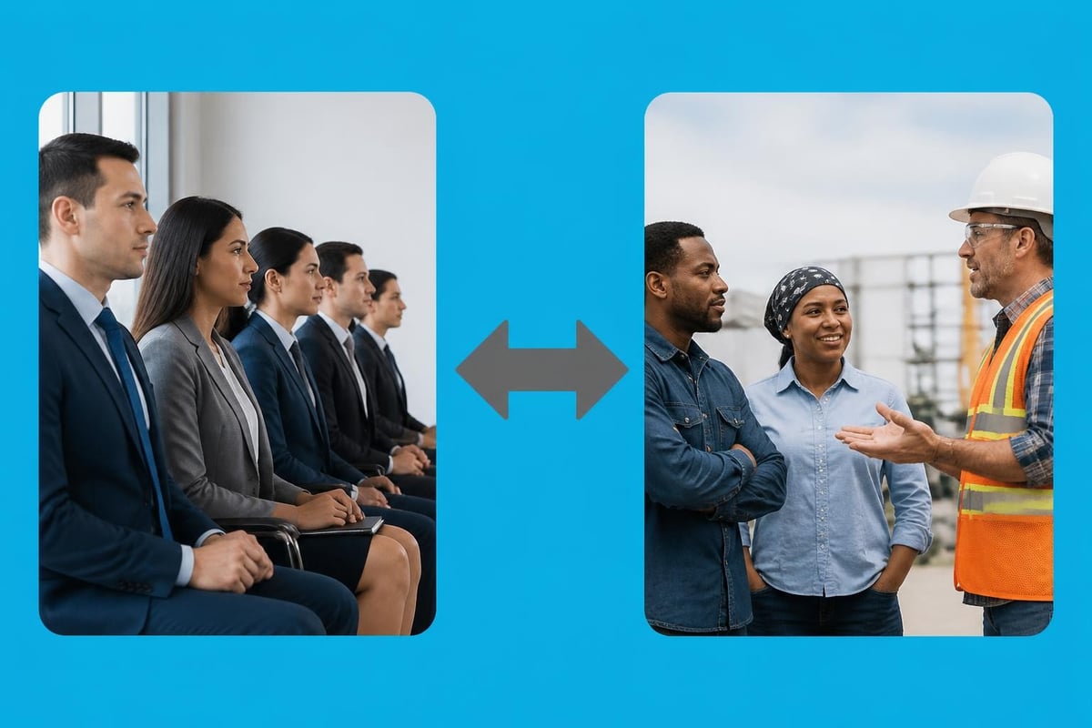Regional versus national staffing approach
