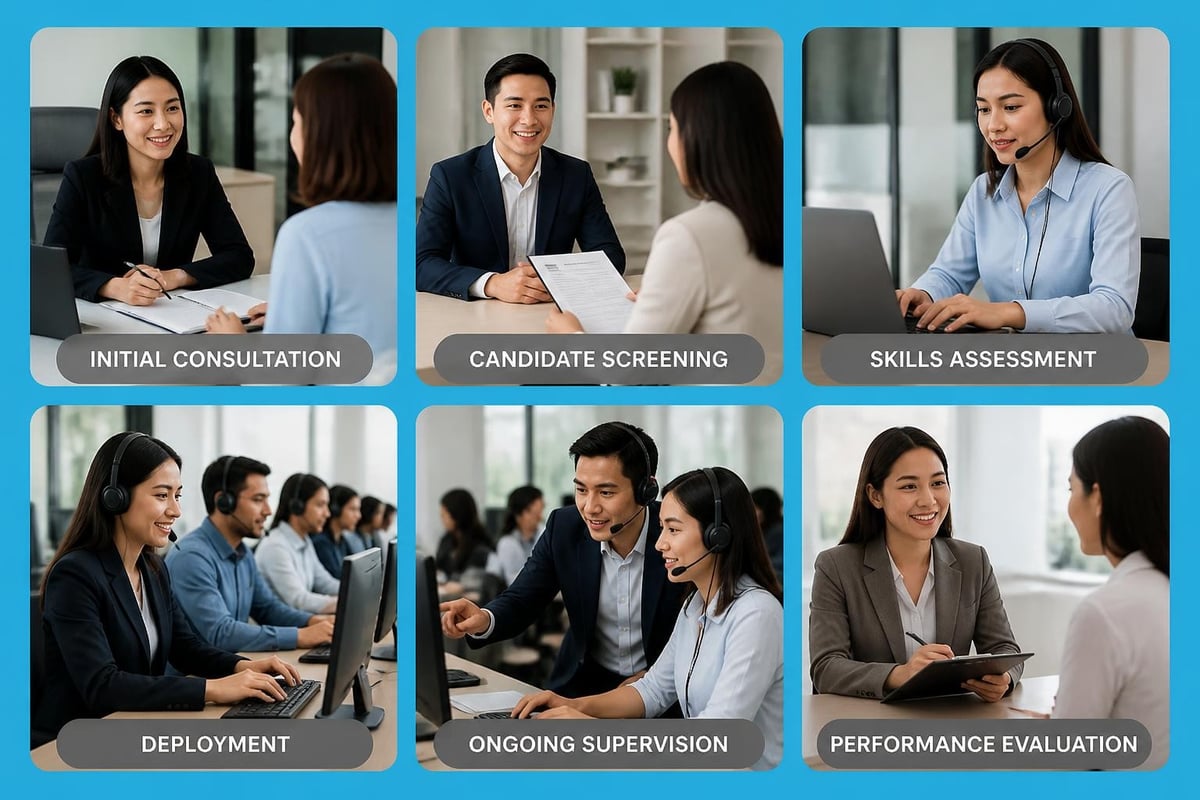 Customer service staffing workflow