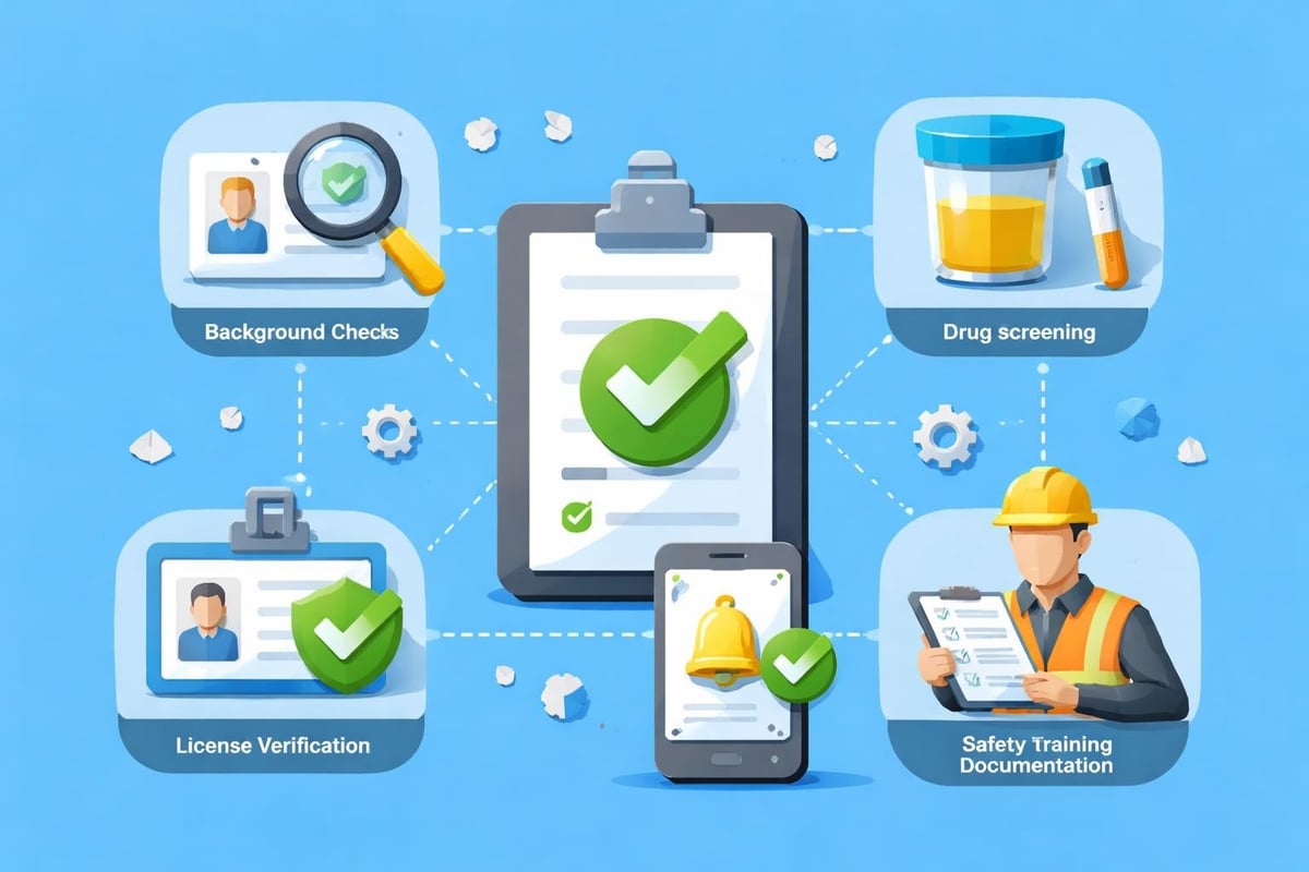 Staffing compliance process