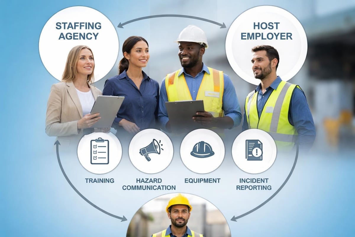 Temporary worker safety protocols