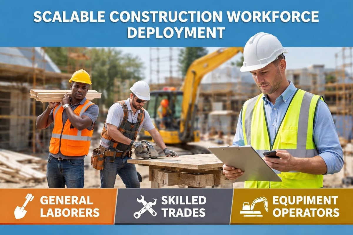 Construction staffing solutions
