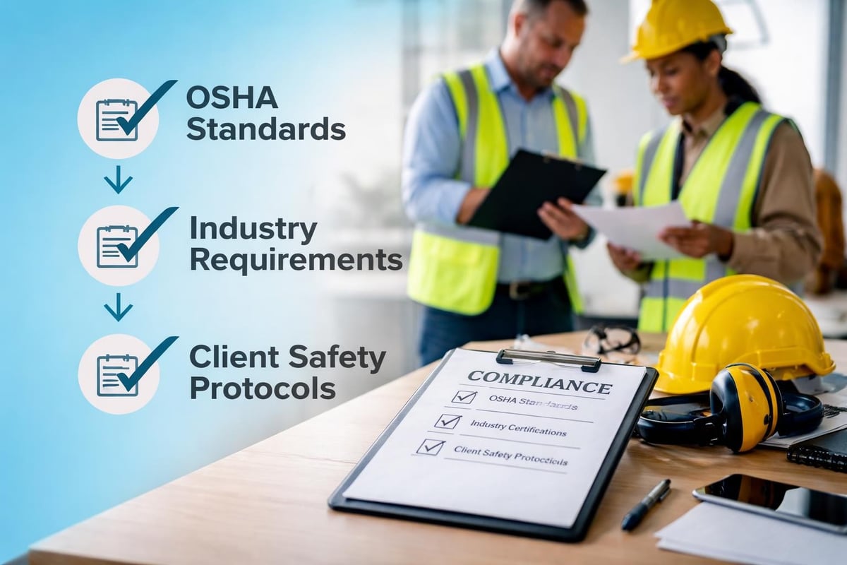 Staffing agency safety certification process