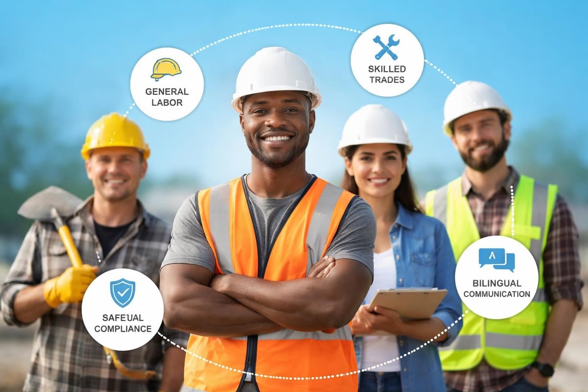 Construction staffing workflow