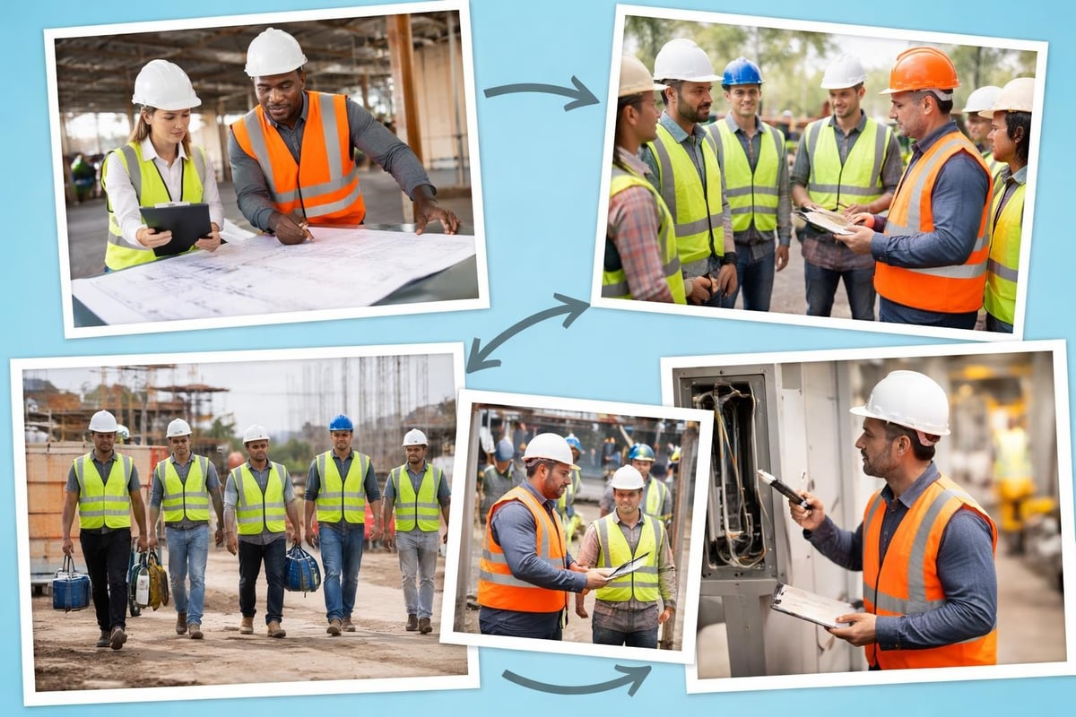 Construction staffing workflow
