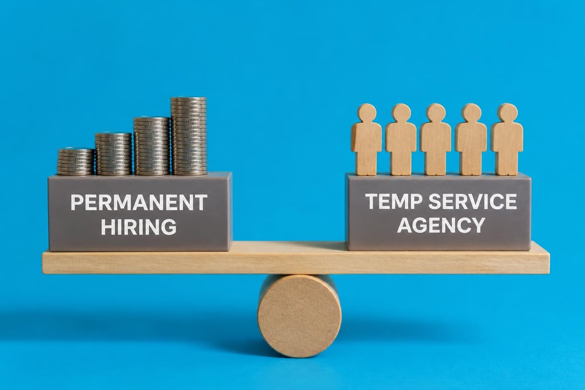 Temp service agency demand flexibility
