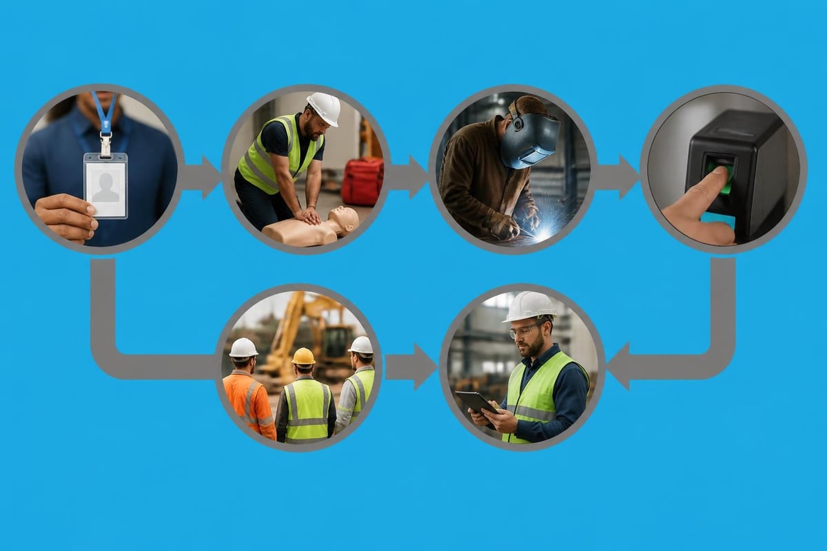 Industrial staffing certification process