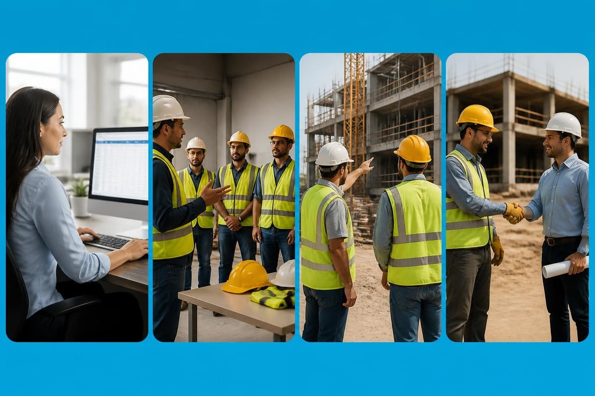 Construction staffing workflow