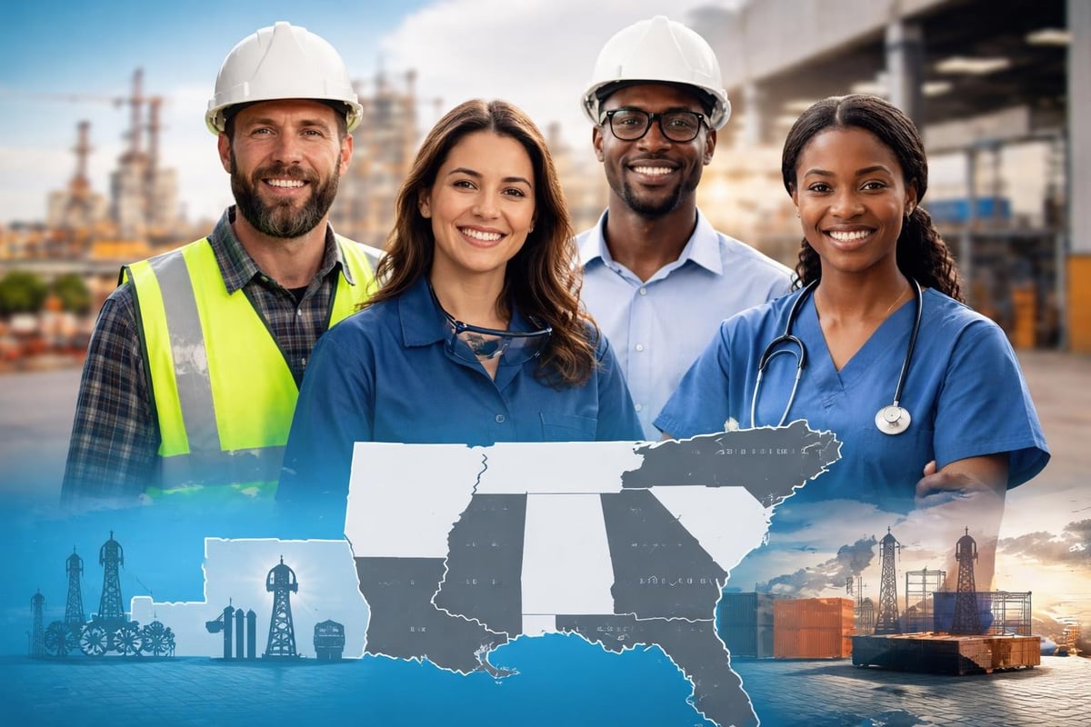 Regional staffing expertise map