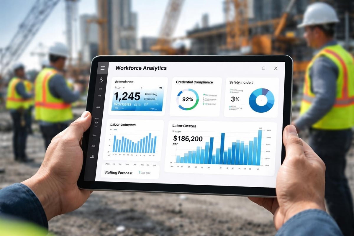 Workforce analytics dashboard