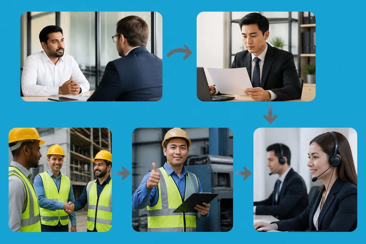 Temporary staffing deployment process