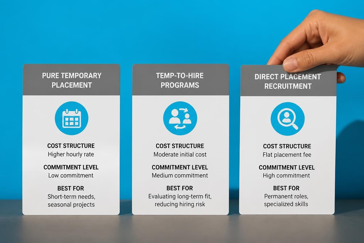 Staffing engagement models comparison