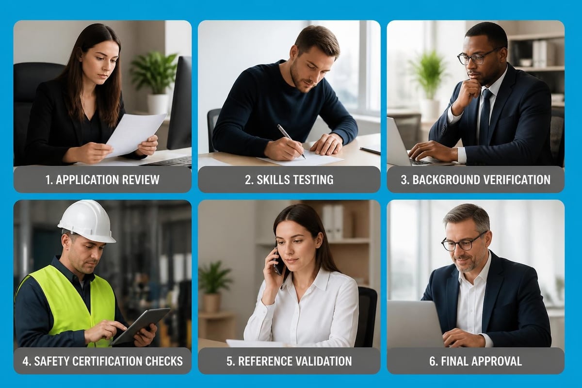 Candidate vetting workflow