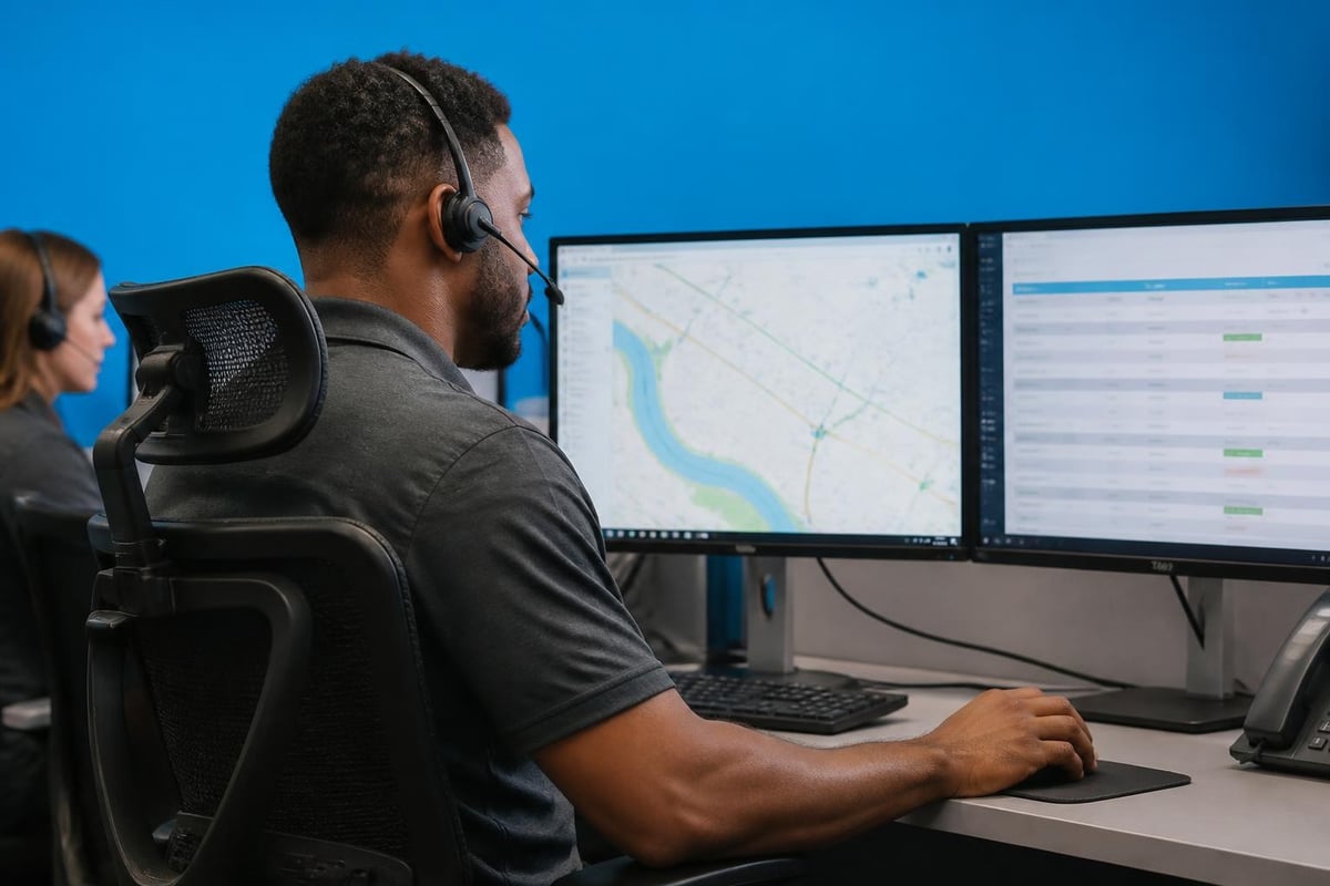 Staffing agency dispatch operations